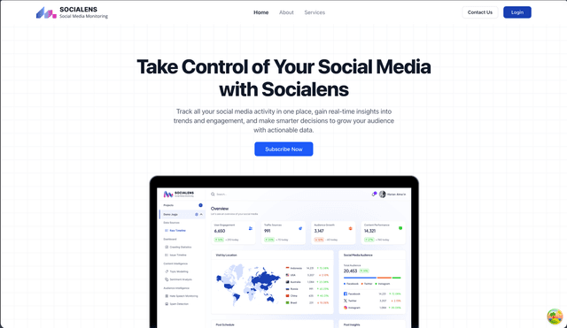 Socialens - Social Media Monitoring